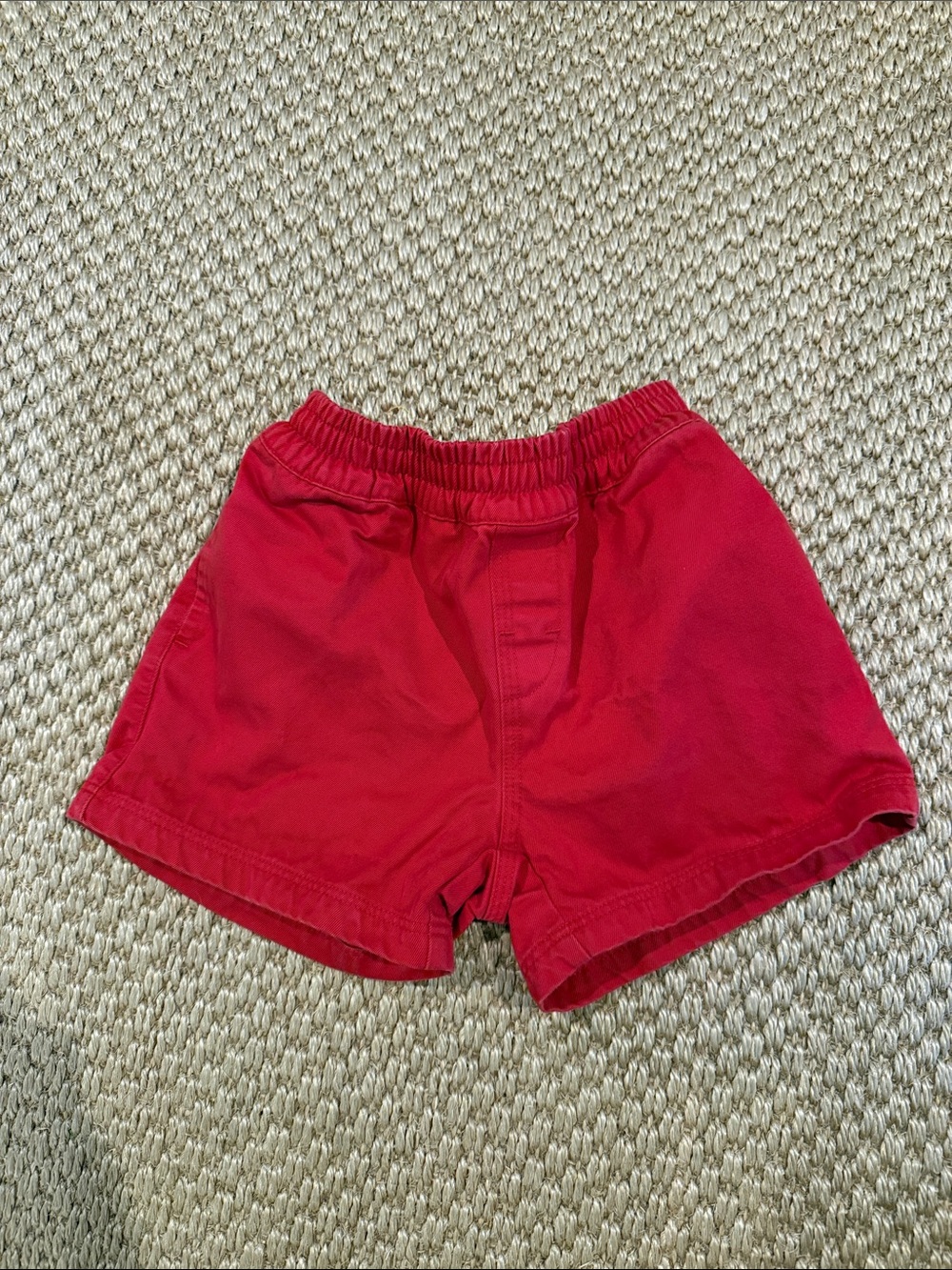 The Beaufort Bonnet Company Red Elastic-Waist Kids' Shorts
